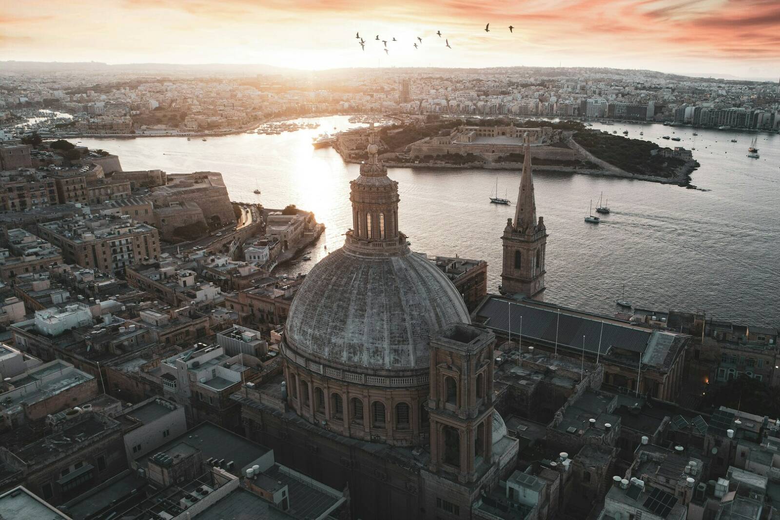 Sonnenaufgang über Malta